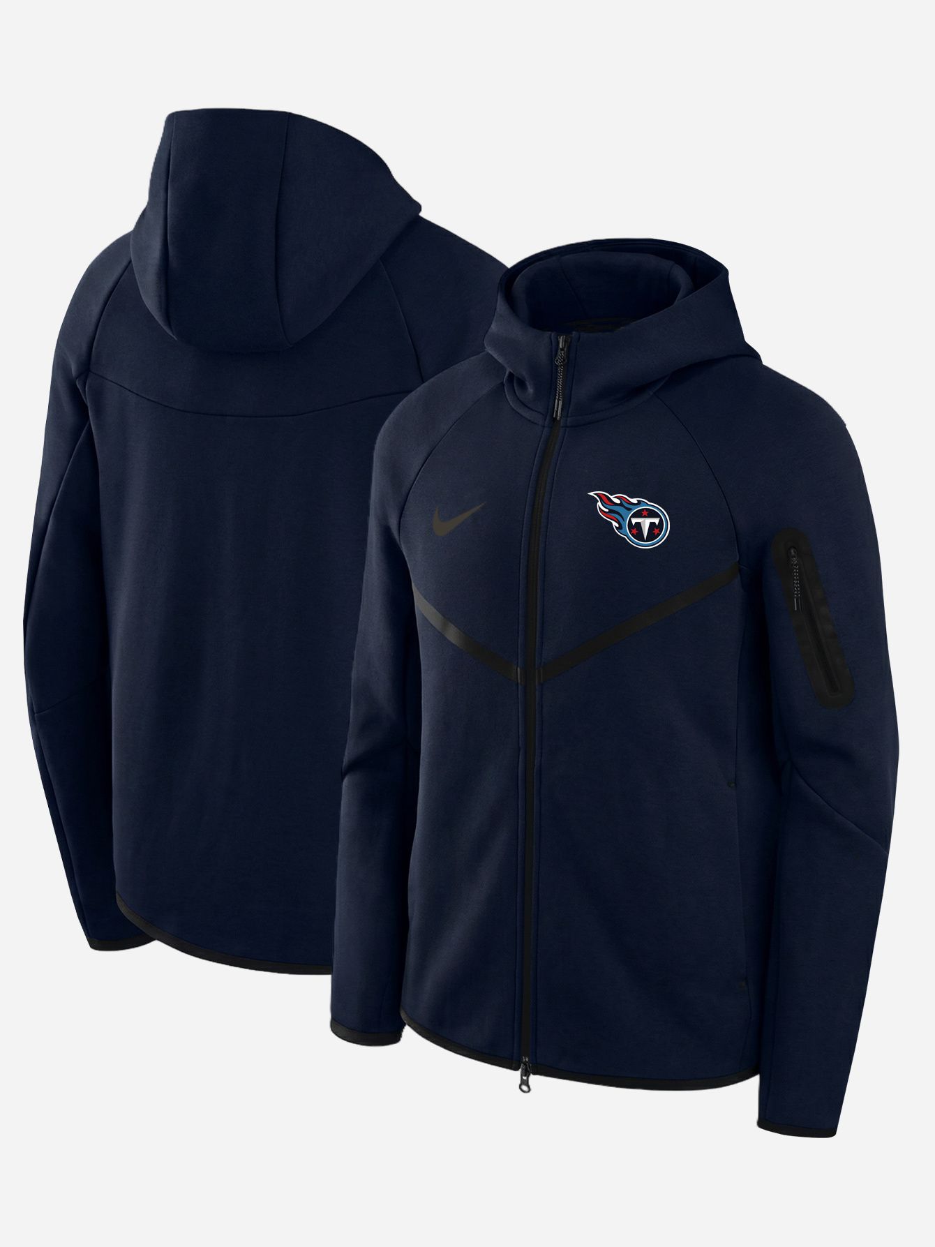 Men 2026 Nike NFL Tennessee Titans hoodie blue 05->tennessee titans->NFL Jersey